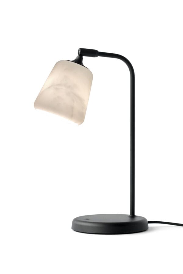 Material Table Lamp, White Marble - Image 3