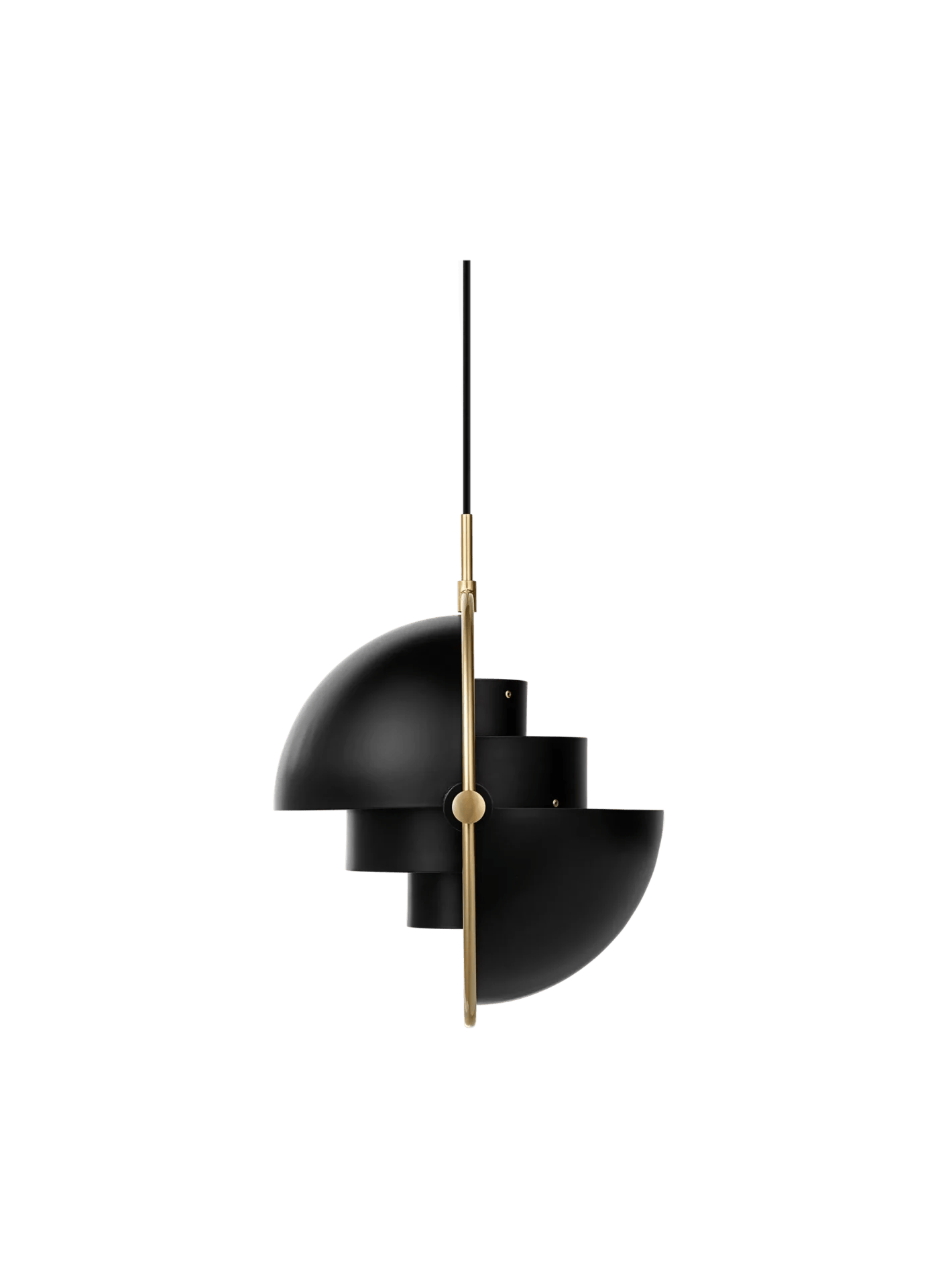 Multi-Lite Pendant, Shade Black Brass, Base Black Brass - Image 4