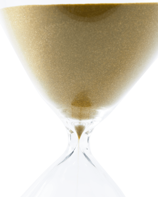 Sandglass Ball M, Gold, Ø14 cm - Image 2