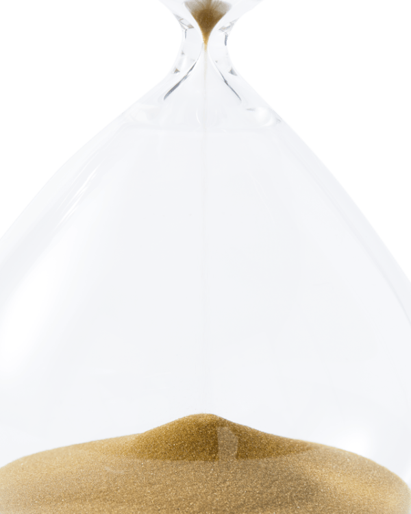 Sandglass Ball M, Gold, Ø14 cm - Image 3