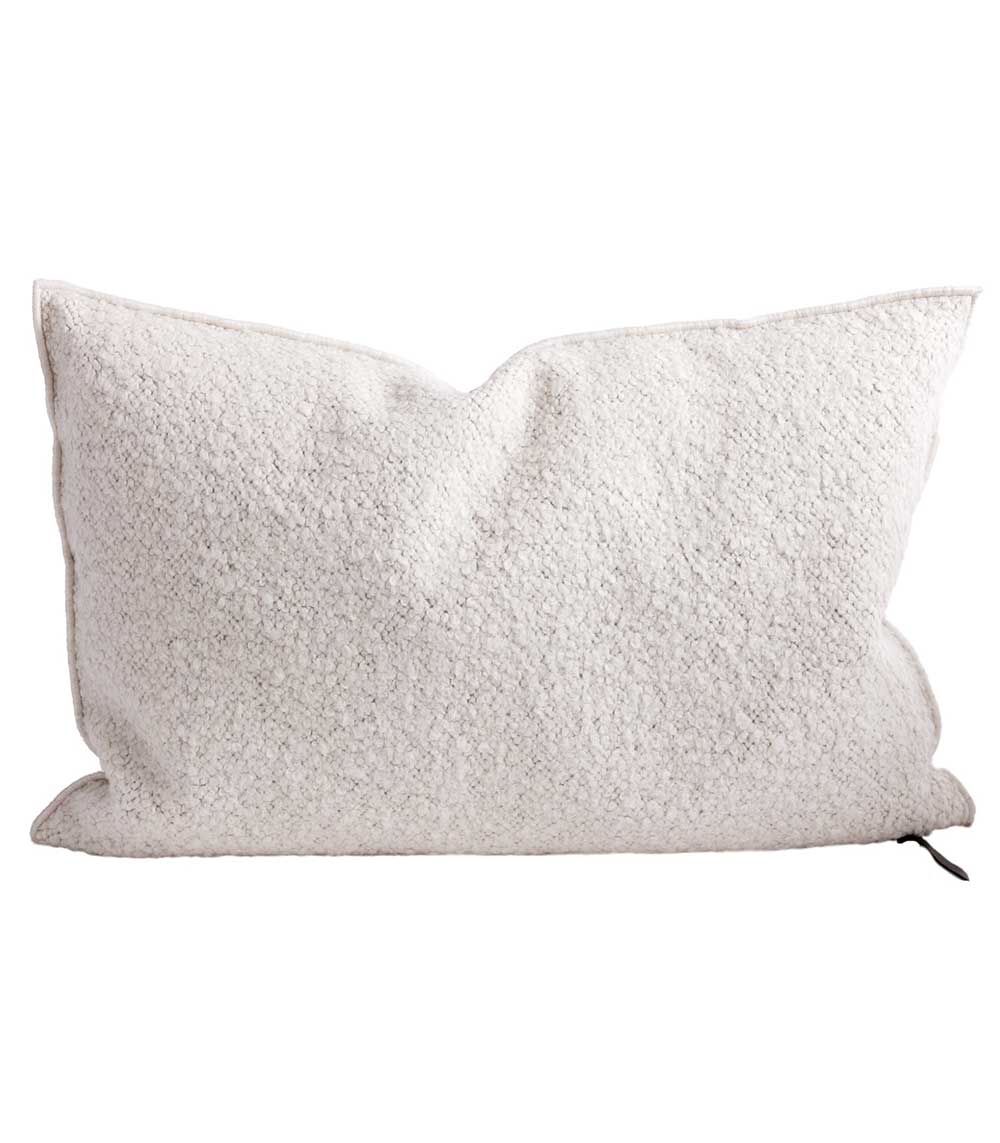 Toile Yéti Cushion, Blanc, 40 x 60 cm
