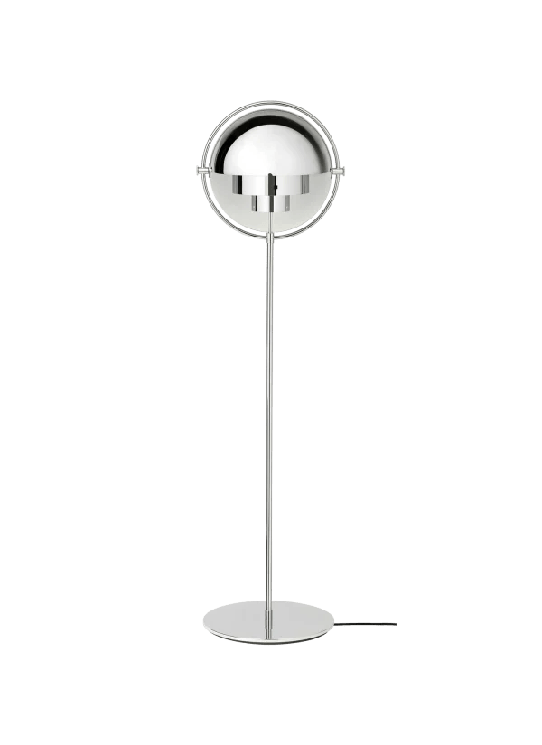 Multi-Lite Floor Lamp, Fully Chrome finishing
