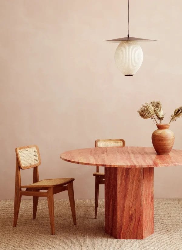 C-Chair Dining Chair, Un-Upholstered, All French Cane, Oak Oiled - Image 2