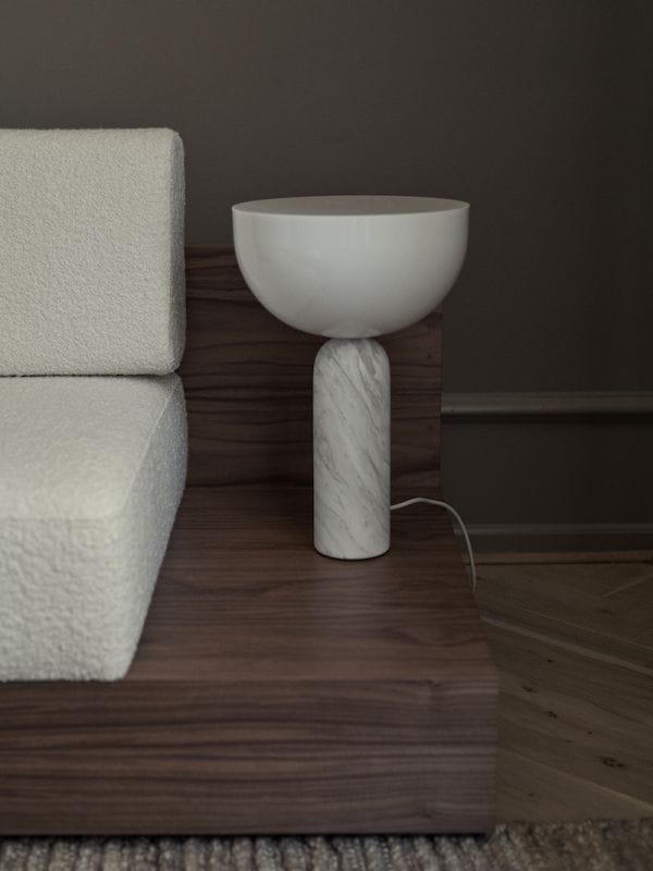Kizu Table Lamp, Large, White Marble , H45xØ30 - Image 2