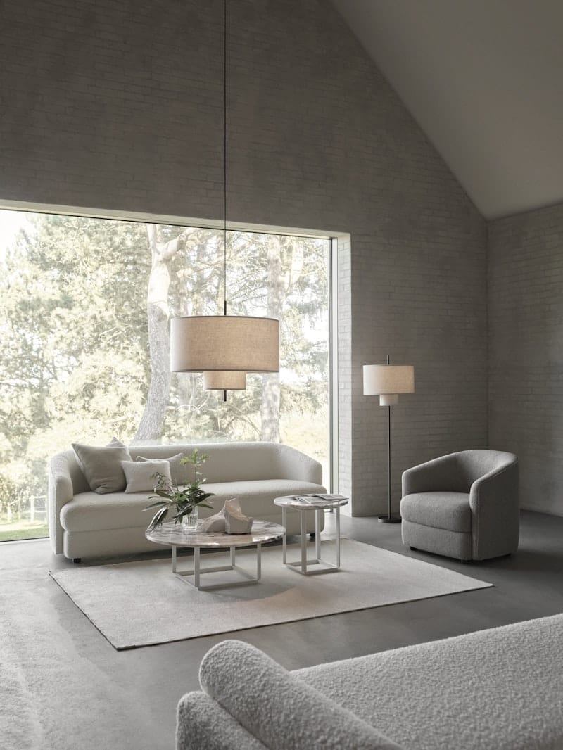 Covent Deep Sofa 3-Seater, Nimbus 006 Brebis, 220 cm
