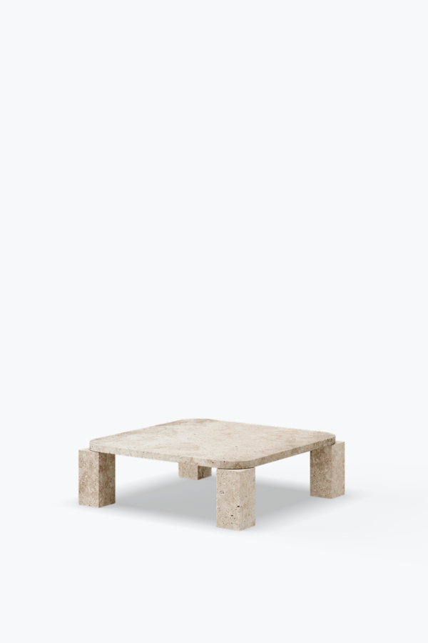 Atlas Coffee Table, Unfilled Travertine - Image 4