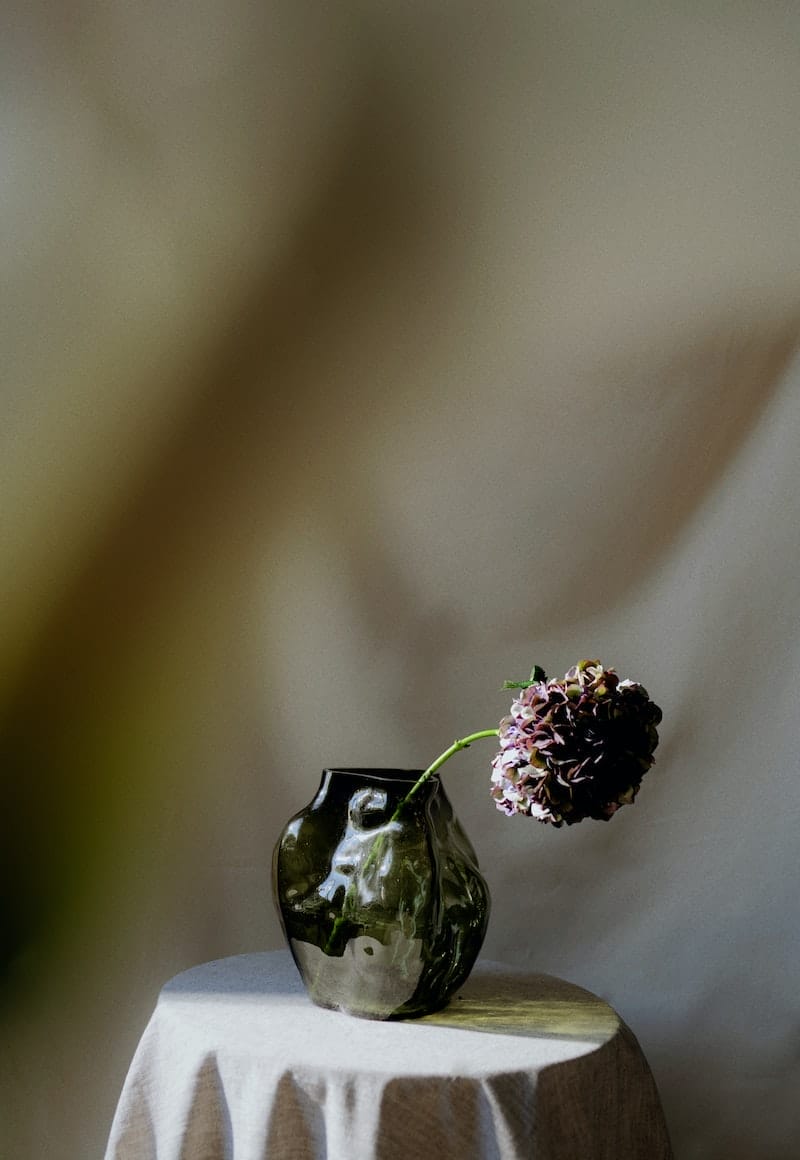 Blæhr Vase, Smoked Green Glass - Image 3