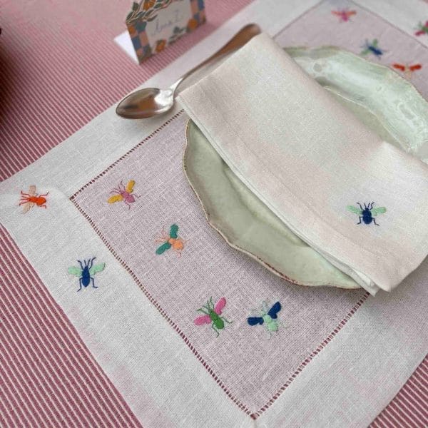 Bees Placemat, Multicolor, 45 x 32 cm - Image 2