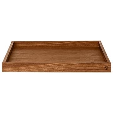 Unity Wooden Tray, Walnut, 35.7 x 35.7 cm