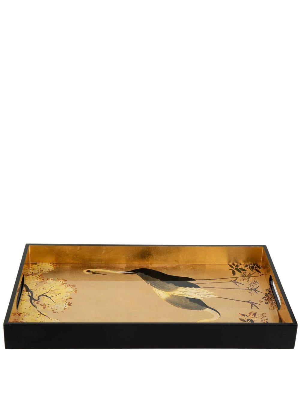 Decorative Lacquered Wood Trays, Bird, 40 x 25 cm