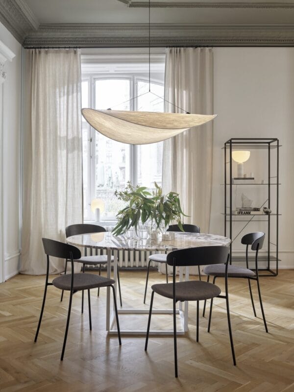 Tense Pendant Lamp, White Tyvek, Ø120 cm