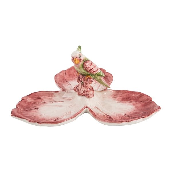 Radicchio Starter Handpainted Ceramic, Pink, 30 x 30 x H10 cm