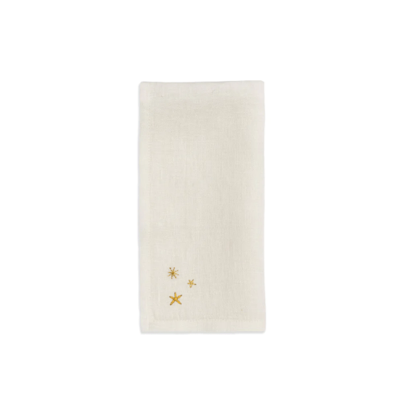 Starry Napkin, Gold - 46 x 46 cm