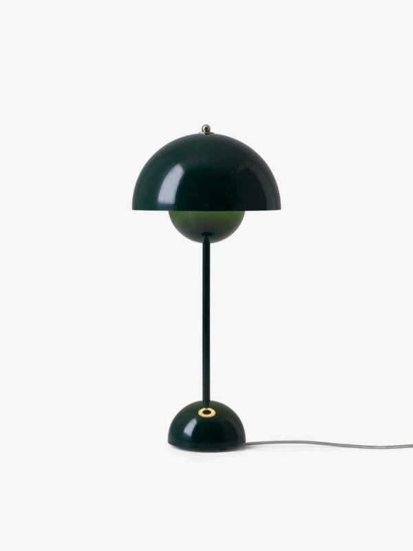 Flowerpot Table Lamp VP3, Dark Green