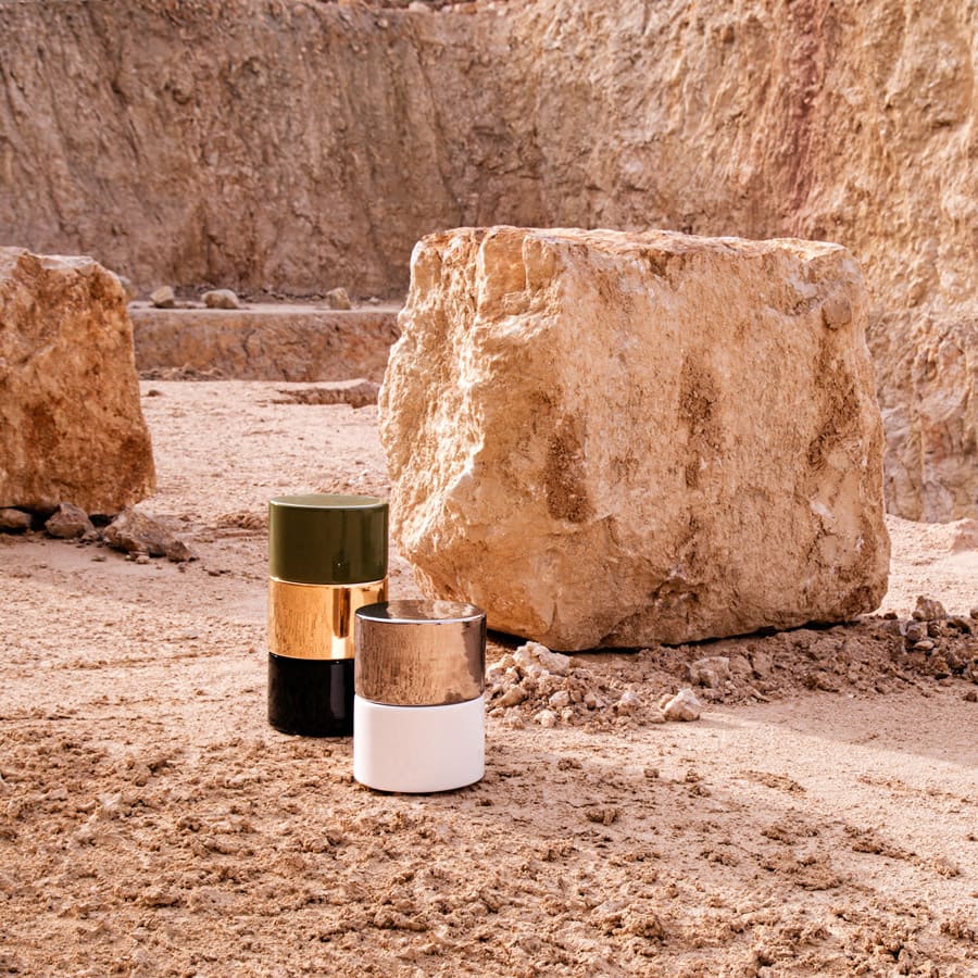 Imi Three Table, Green, Gold, Black - Image 2