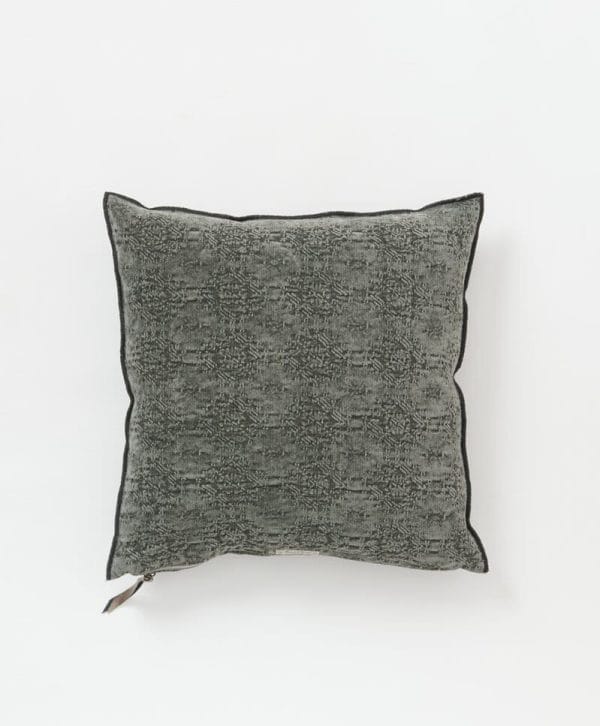 Jacquard Stone Washed Cushion, Kilim Ecorce, 50 x 50 cm