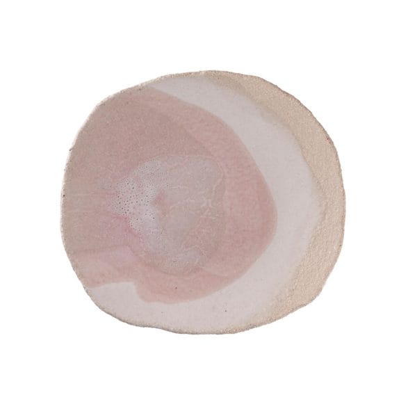 Wabi Dessert Plate s, Rose, 23 x 21 x H3 cm