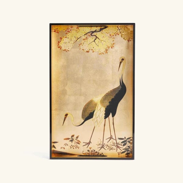 Decorative Lacquered Wood Trays, Bird, 40 x 25 cm - Image 3
