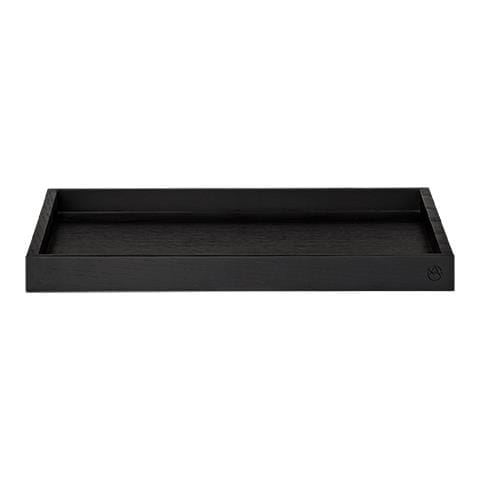 Unity Wooden Tray, Black, 35.7 x 35.7 cm