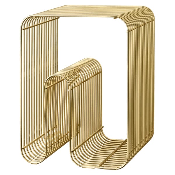 Curva Stool, Gold - Image 2