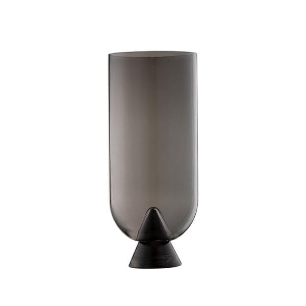 Glacies Vase, Black, Ø12.6 cm