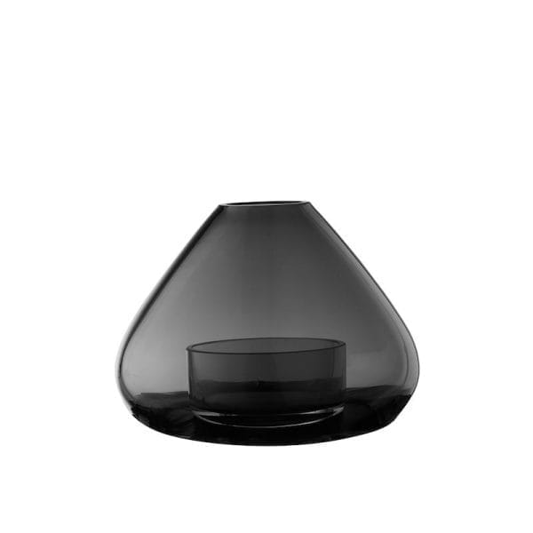 Uno Lantern/Vase, Black, Ø14.5 cm