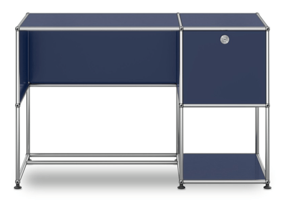 USM Haller Home Office Desk B21,  Steel Blue