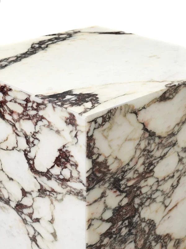 Plinth Tall, Calacatta Viola Marble - Image 2