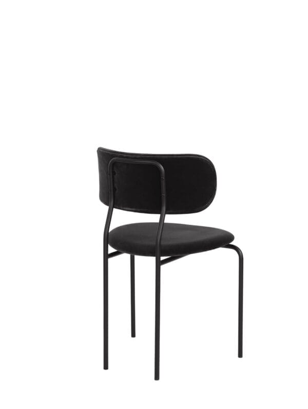 Coco Dining Chair – Karakorum 006, Black Base - Image 3
