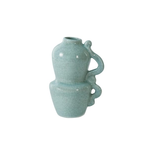 Euripide Vase, Celadon, Ø11 x H18 cm