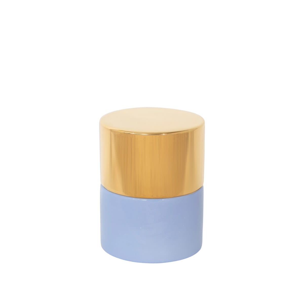 Imi Two Table, Gold/Blue, Ø32 cm