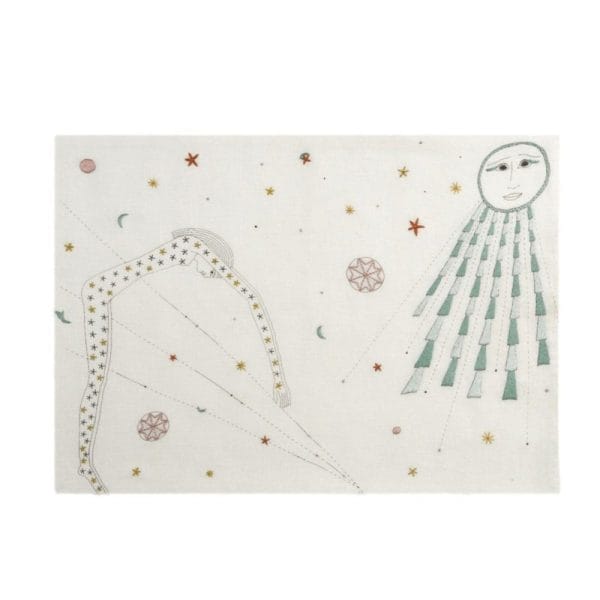 Stellar Placemat, Metallic, 45 x 32 cm