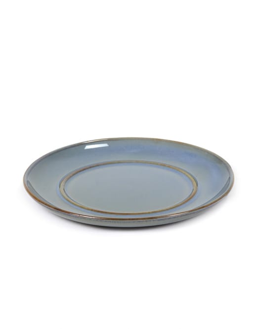 Plate For Cup D8, Smokey Blue, Ø13.5 cm