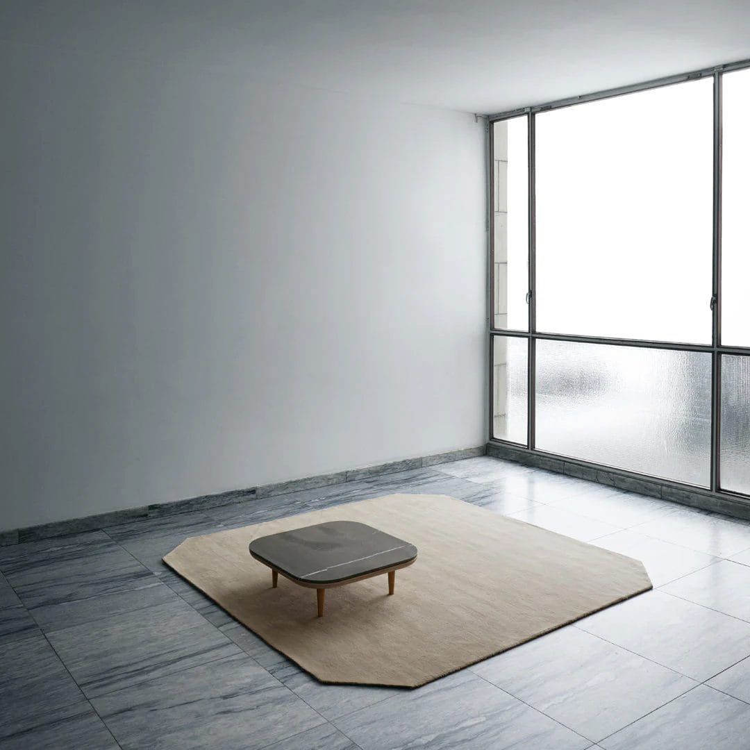 The Moor Rug AP8, Beige Dew, 300 x 300 cm