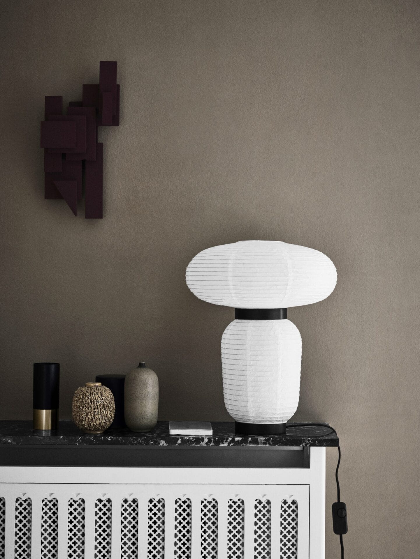 Formakami Table lamp JH18, Paper Ivory White