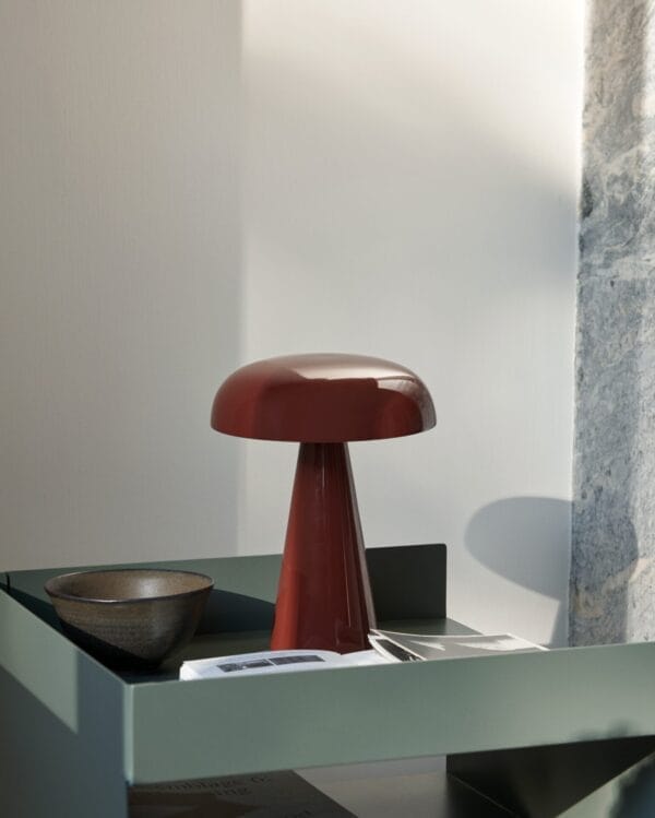 Como SC53, Portable Lamp, Dimmable, Red Brown