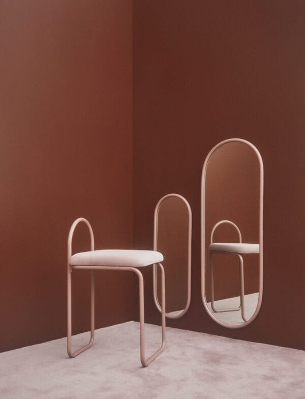Angui Mirror, Rose - Image 2