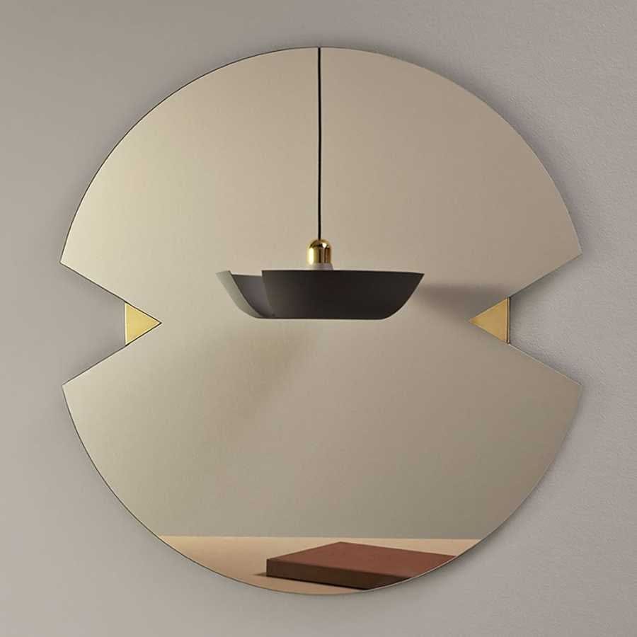 Verto Mirror, Black, Ø70cm - Image 2