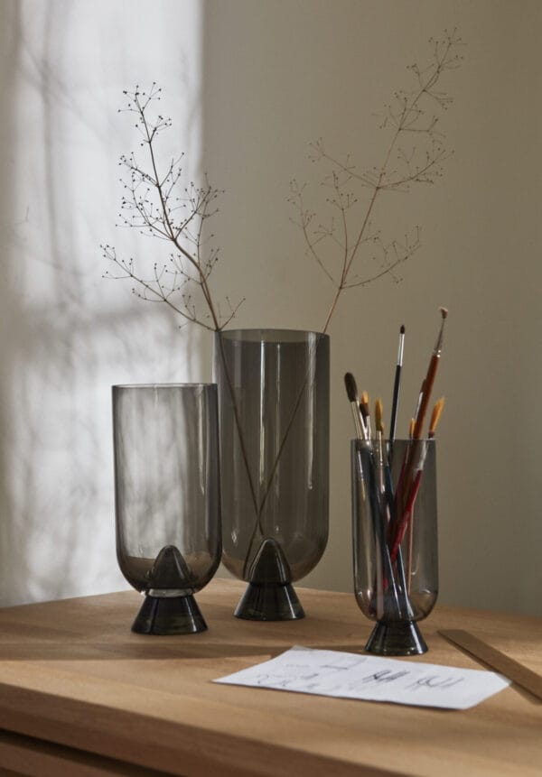 Glacies Vase, Black, Ø7.6 cm - Image 3