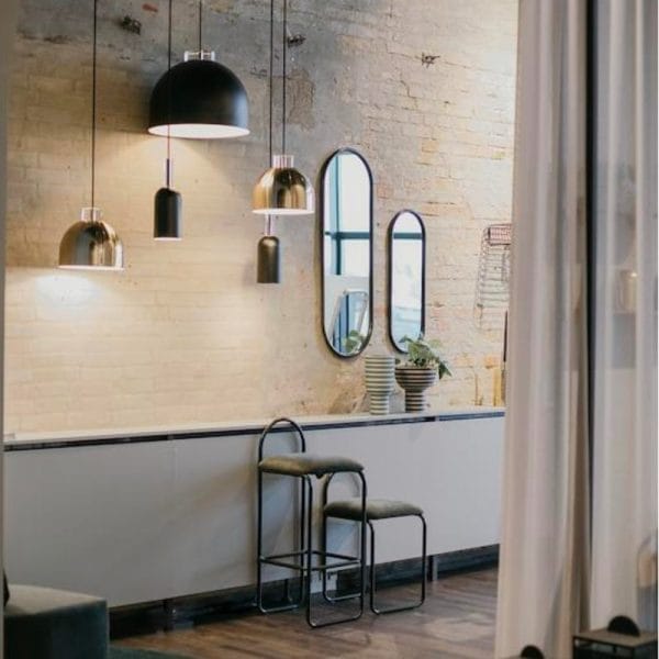 Angui Floor Mirror, Black - Image 2