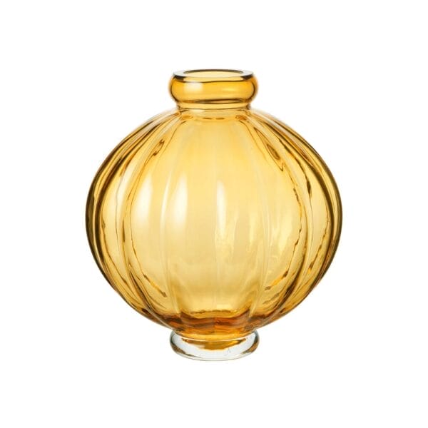 Balloon Vase #01, Glass, Amber, Ø6.5 cm