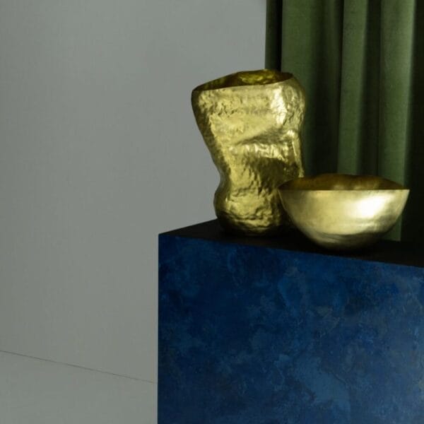 Bash Vessel Tall, Brass - Image 2
