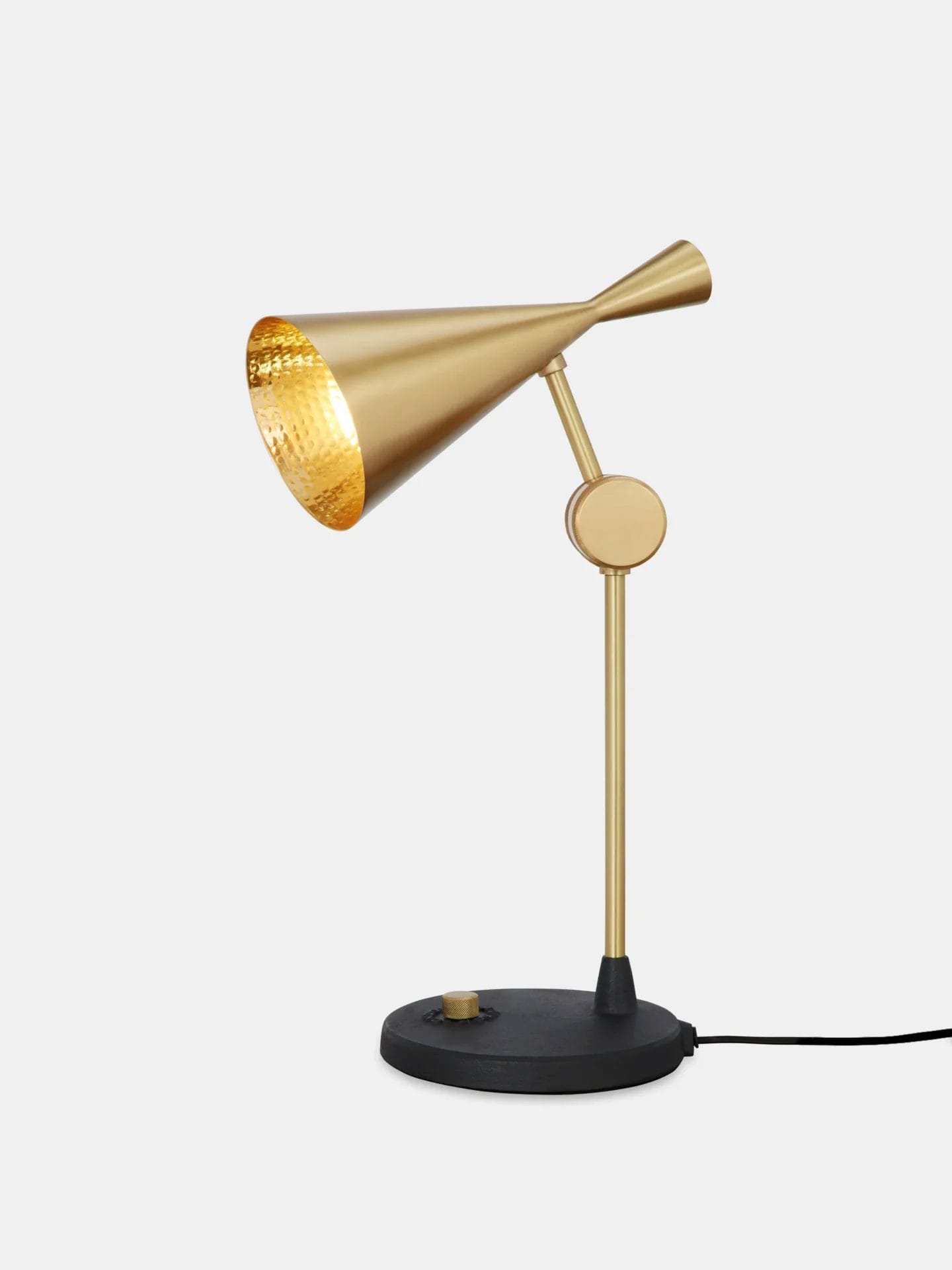 Beat Table Lamp, Matt Brass