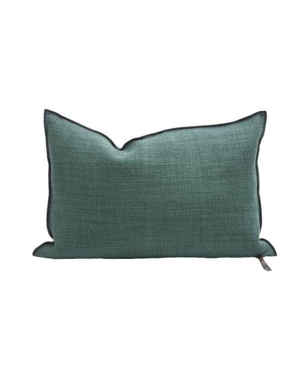 Toile de Lin Vintage Cushion, Canard 40x60