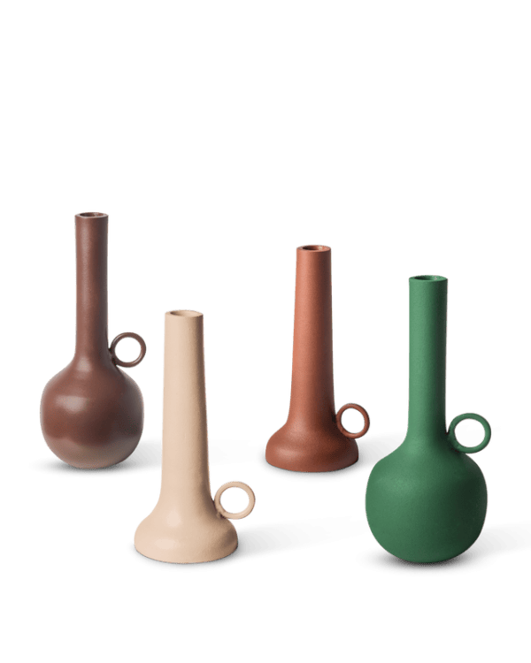 Spartan Candle Holder S, Beige, L11 x W9.5 x H22 cm - Image 4