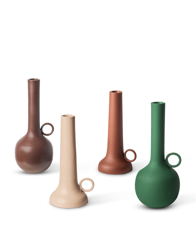 Spartan Candle Holder S, Beige, L11 x W9.5 x H22 cm - Image 4