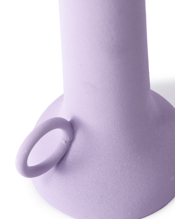 Spartan Candle Holder S, Lilac, H22 cm - Image 2