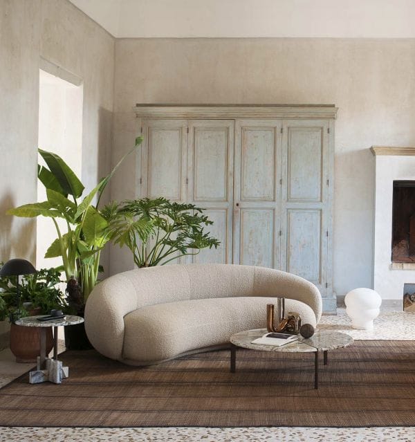 Julep Sofa, Cat. Super Leather, Karakorum 003/Ricinus 01, W240cm - Image 2