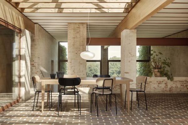 Coco Dining Chair – Karakorum 006, Black Base - Image 2
