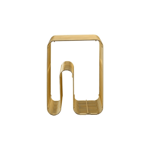 Curva Stool, Gold